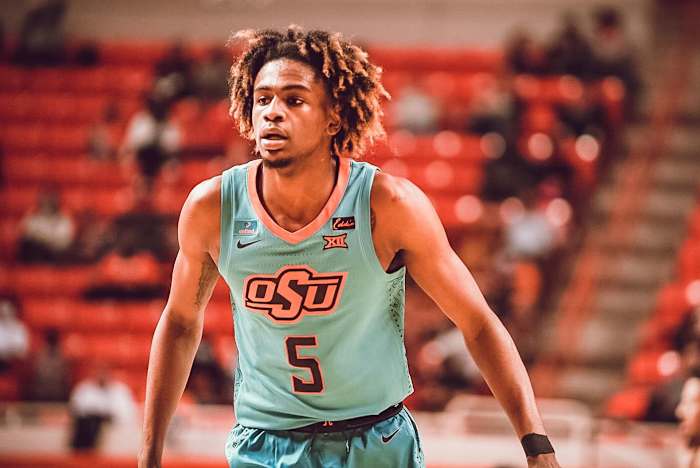 Rondell Walker was the second leading scorer for the Cowboys with 19 points.